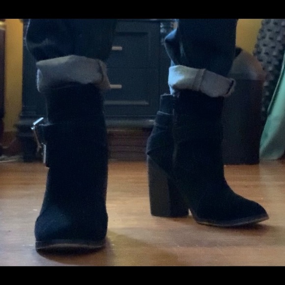 Black Ankle Boots - Picture 3 of 5